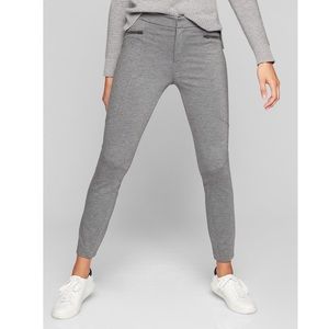 Athleta gray moto pants